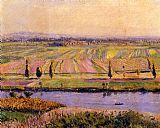 The Gennevilliers Plain, Seen from the Slopes of Argenteuil by Gustave Caillebotte